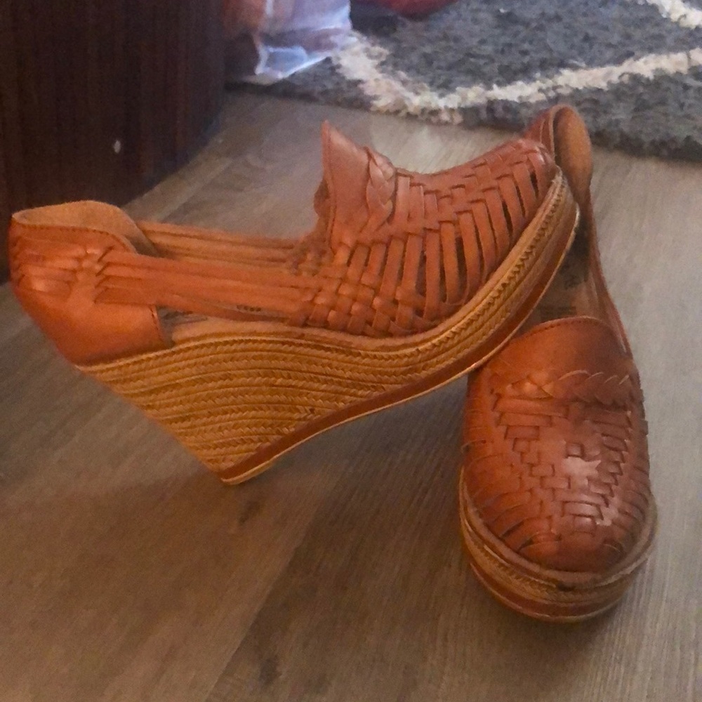 Mexican style huarache wedge